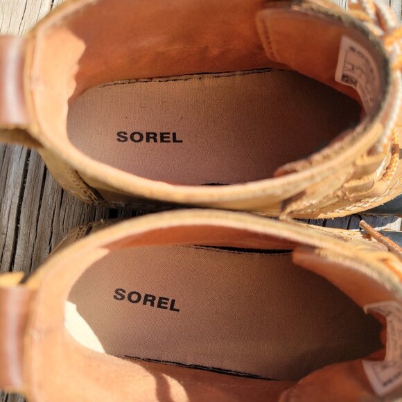 Sorel leather ankle duck boots with waterproof outsole - Picture 2 of 7